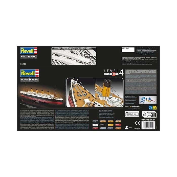 Revell 1/700 R.M.S. Titanic 05210 Plastic Model Kit, Pre-Colored, Small