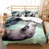 Комплект постельного белья с изображением морских животных, милый кавайный пододеяльник, размер King Queen Double для детей, мальчиков, девочек, подростков, комплект постельного белья