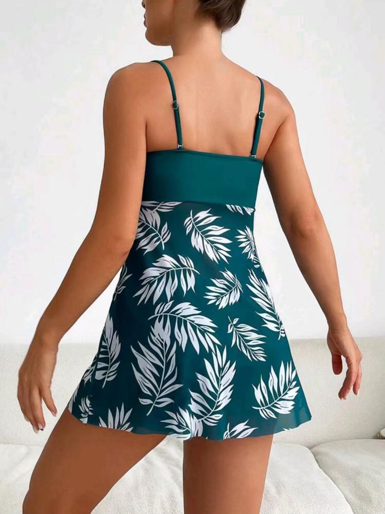 2024 летний пляжный комплект бикини, новый женский купальник с принтом «Джокер», сетчатый купальник Tangini с высокой талией, купальник Va Va Voom