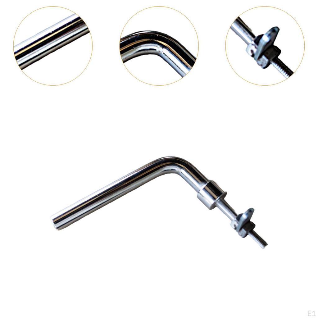 Stove Door Handle Replacement Iron Household Easy To Install Accessory Sturdy Fireplace