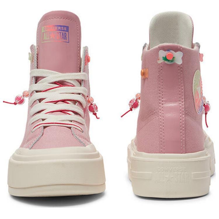Converse CHUCK TAYLOR Abrasion Resistant High top Canvas Shoes Unisex Pink A12458C