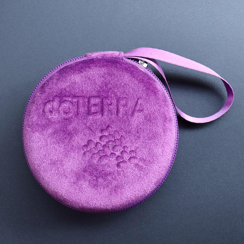 Кейс для эфирных масел DoTERRA, 12 ячеек, 1 мл/2 мл, бархатная сумка для хранения, держатель для флаконов эфирных масел, дорожный подвесной органайзер