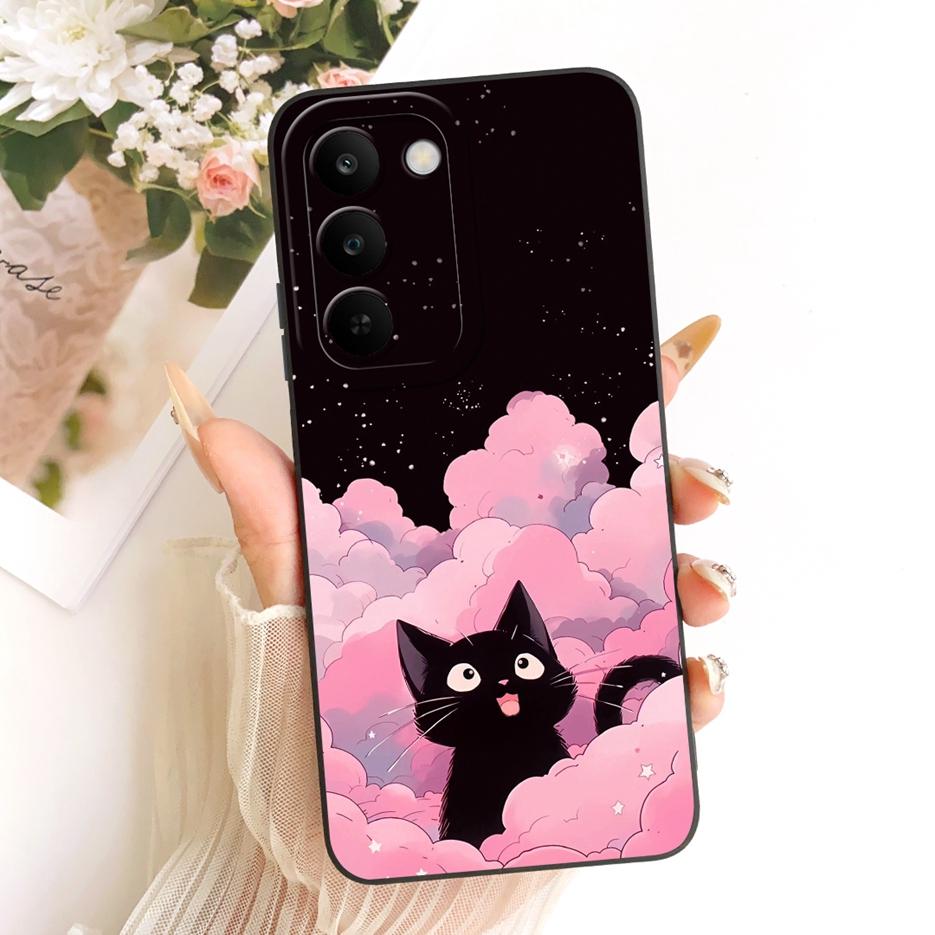 Чехол для Realme C83 5G Чехол для Realme P4 Lite 5G RMX5261 Милый мультяшный чехол-кролик Мягкий силиконовый чехол для Realme C100 5G Чехол для RealmeC83