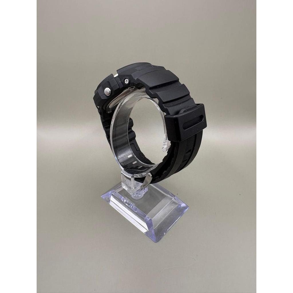 Used Excellent condition CASIO G-SHOCK AWG-M100SB Analog-Digital Navy Silver Radio Solar Charging HI