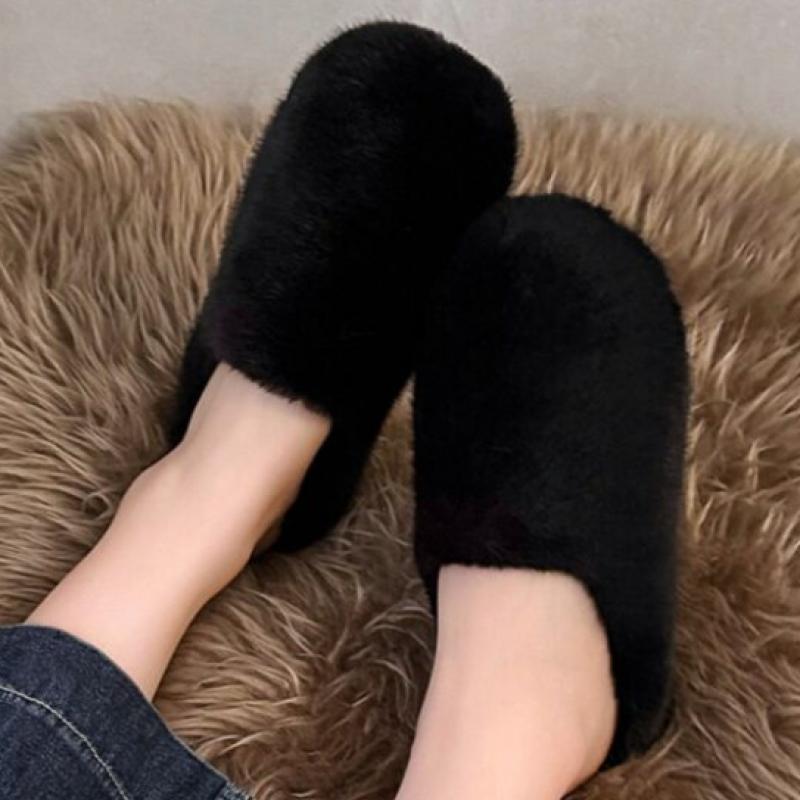New Arrivals Open Run Luchanen Slipper Warm Fur Women Winter