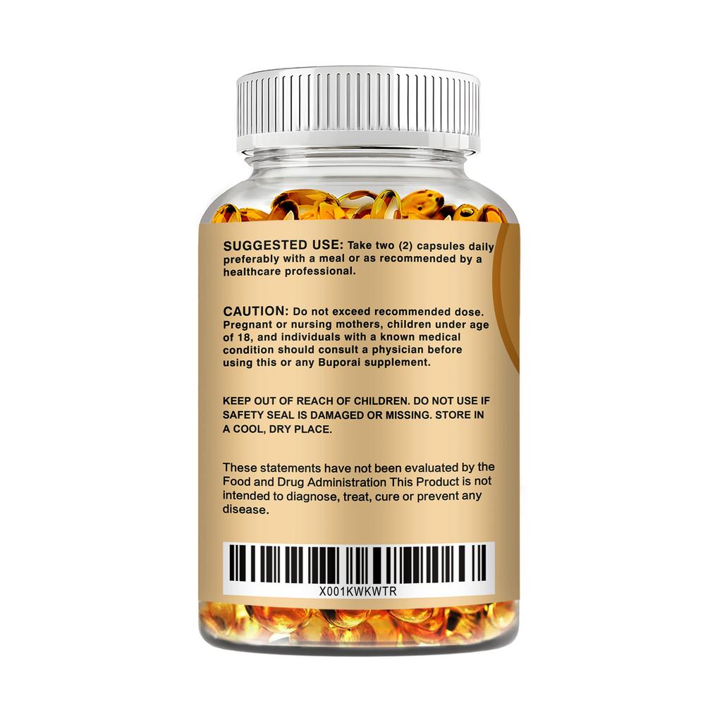 Buporai - 268mg Vitamin E Softgels - Mixed Tocopherols Dietary Supplement - Antioxidant