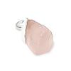 Rose Quartz Rough Gemstone 925 Sterling Silver Jewelry Pendant 0.59"