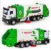JPY2  Eagle Simulation Alloy Electric Vacuum Sweeper Garbage Sanitation Construction Vehicle Model Sound and Light Pull Back Toys
