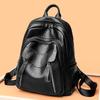 Новая версия мягкого кожаного женского рюкзака для женщин, новый стиль, чистый мягкий кожаный рюкзак большой вместимости, школьный ранец для студентов, женская сумка