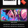 Juri han Коврик для мыши RGB Игровой коврик для мыши Большой светодиодный коврик Настольный коврик для ПК Светящийся коврик для мыши Большие коврики для клавиатуры Настольный ковер с подсветкой