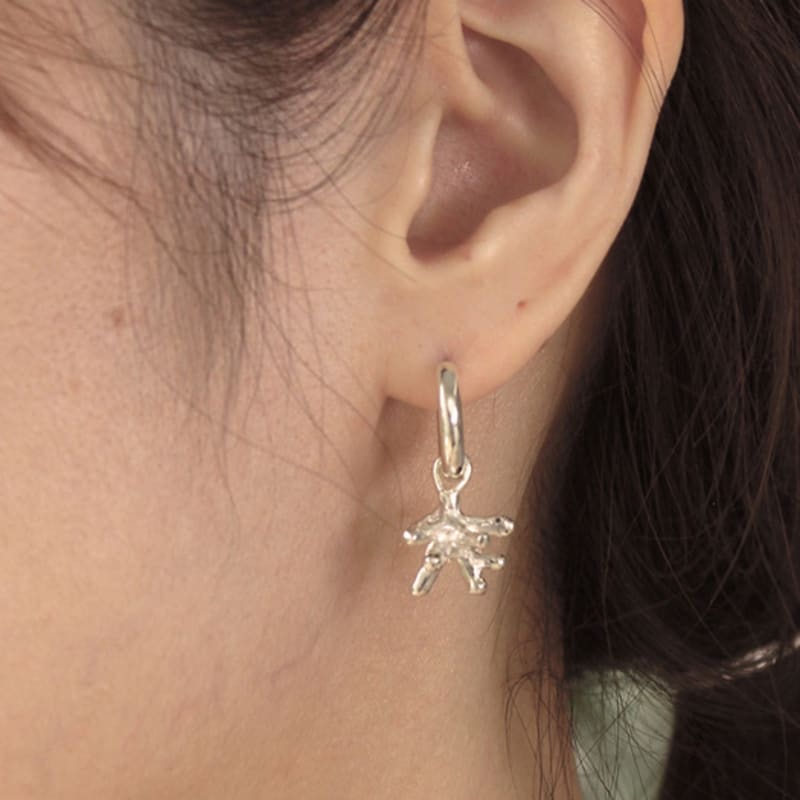 BOLDIERE Coral one-touch earring_ E28