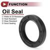 Rotary Shaft Seal Oil Seal Nitrile 70 Durometer Rubber 30x44x7mm Black 5 Pcs