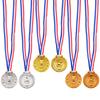 10pcs Gold Winner Award Medals for Kids Party Favors Sports Prize Soccer Football Game Toys Pinata Filler Gift Children Birthday