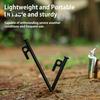 5Pcs 20/30/40CM 9MM Tent Stake Heavy Duty Multi-functional Outdoor Garden Yard Camping Tarp Canopy Windproof Ground Spike Metal Tent Peg