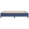 Box Spring Bed Frame Blue 200x200 cm Fabric