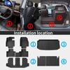 for Toyota Highlander 2020-2025 2026 7 Seats Gas& Hybrid LHD RHD TPE Car Trunk Mats & Seat Back Bottom All Season Accessories