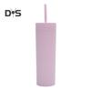 Sippy Cup Wide Mouth 16 Oz Drinking Cup with Straw And Lid Leak Proof Spill Proof Insulated Water Bottle for Home Office Gym Travel