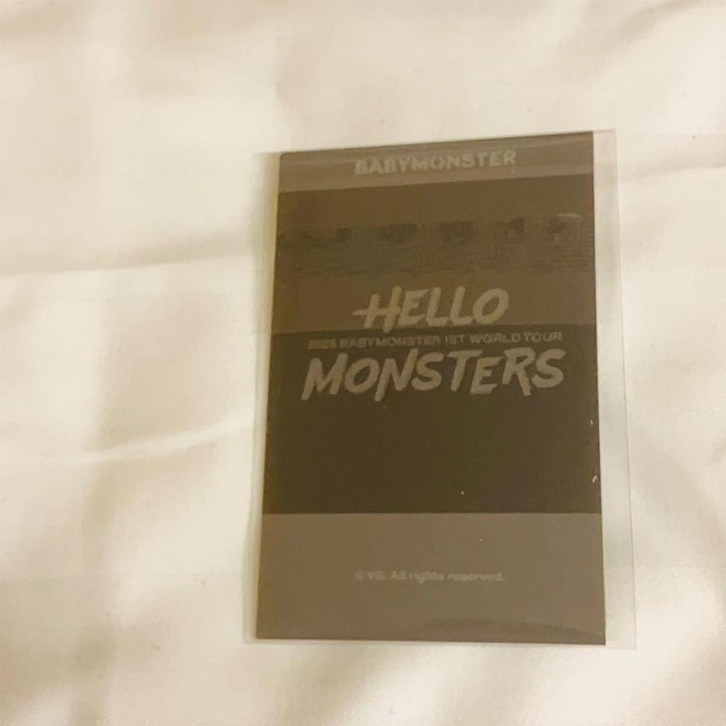 [ИСПОЛЬЗОВАННАЯ] Бонусная коллекционная карта BABYMONSTER Soul Contest Rola RORA