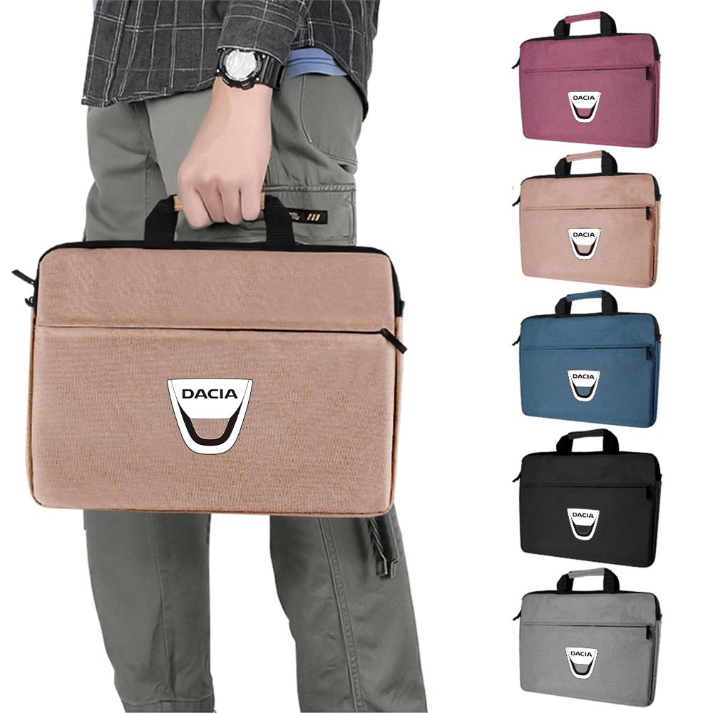 1pcs Portable Laptop Bag Simple Business Computer Handbags For Dacia Duster Logan Spring Sandero Stepway Dokker Lodgy Jogger