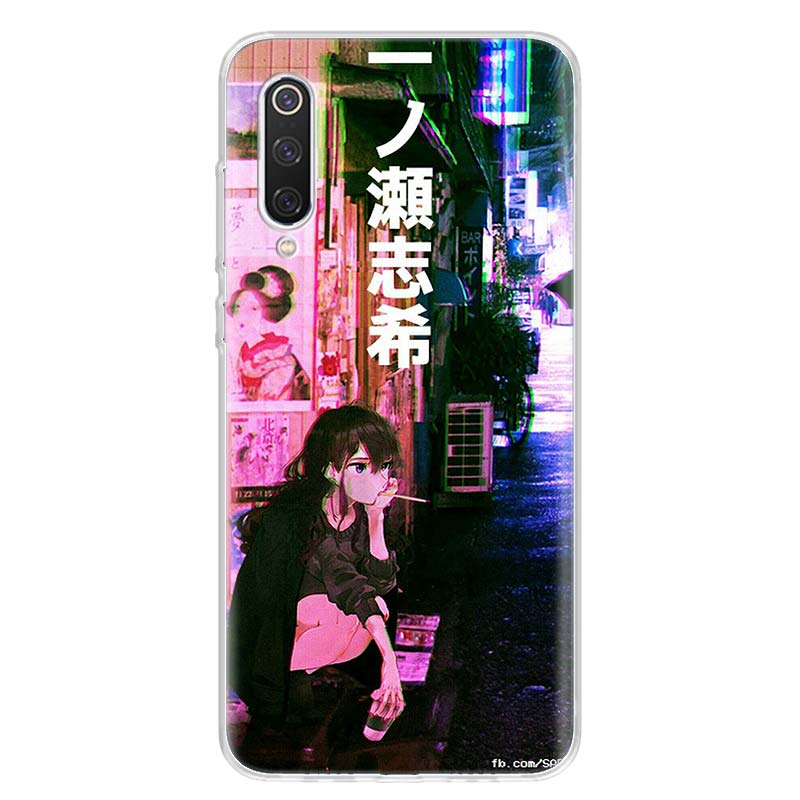 Anime Vaporwave Glitch Hot For Xiaomi Redmi Note 14 13 12 11 10 Pro Phone Case 12S 11S 11T 11E Plus 14Pro 13Pro 12Pro 11Pro Cove
