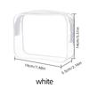 Прозрачная ПВХ дорожная косметичка с многоцелевым отделением для прохождения контроля в аэропорту
