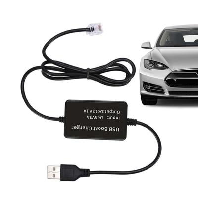 Кабель USB-Rj11 с разъемом USB-Rj11/DC 3.5, кабель питания для радар-детектора, утолщенный разъем USB, подключение к автомобильному зарядному устройству, подходит для большинства радаров