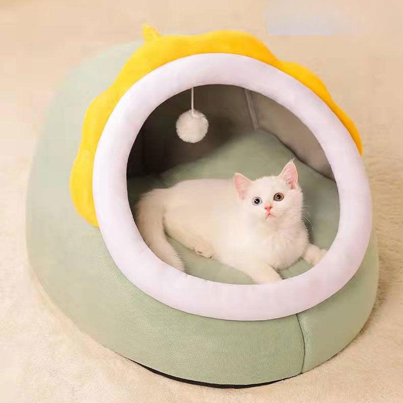 Милый динозаврик для котят, специальный кошачий туалет для всех сезонов, полузакрытый кошачий туалет, щенок, собачий туалет, устойчивый к зимним холодам