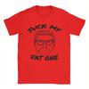 Sck My Fat One Delightful Derek Retro 80s TShirt Unisexs Cotton Tops Casual Round Neck Short Sleeve