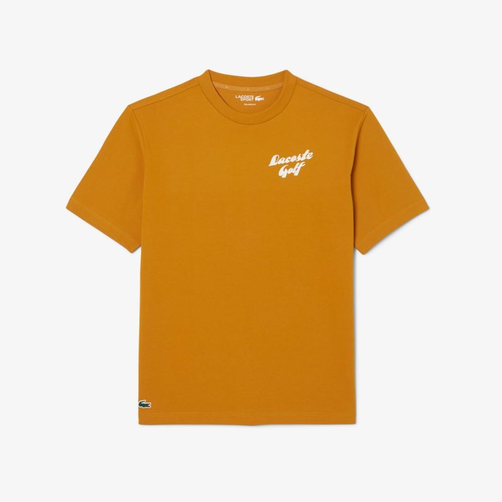 Lacoste Мужская футболка с графическим принтом для гольфа, с коротким рукавом TH4825-55N5BV