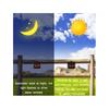 Répulsif nocturne pour animaux à flash solaire haute fréquence (Hibou noir)