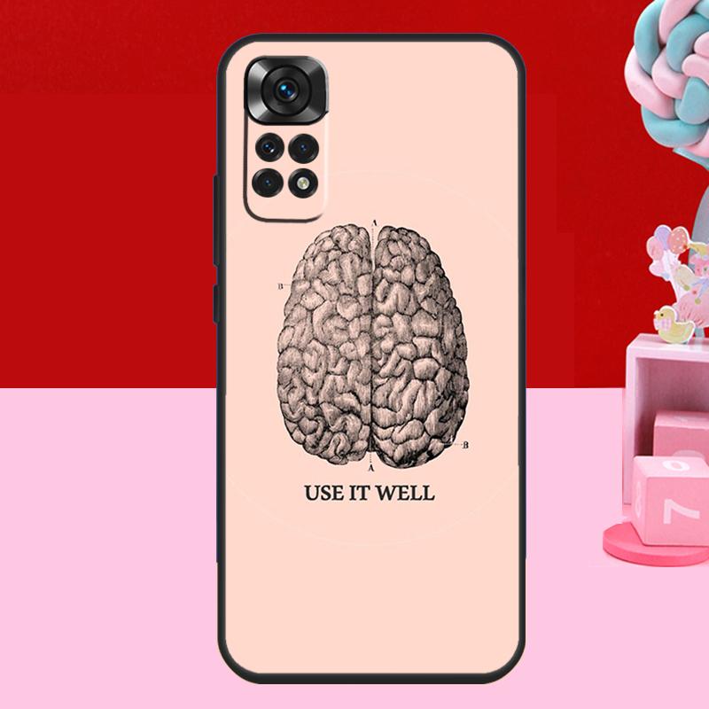 Медицинский Человеческие Органы Мозг Чехол Для Xiaomi Redmi Note 14 13 12 11 10 15 Pro Plus Redmi 15 C 10C 12C 13C 14C Мягкий Чехол