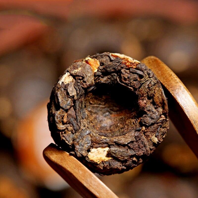 Китайский чай Синьхуэй "Чэнь Пи" с кожурой мандарина Шу пуэр Мини Туо Ча спелый чай пуэр 500г 2019 г.