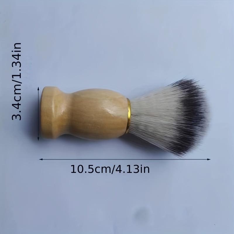 Barber Shaving Brush Salon Mens With Wood Handle Facial Beard Cleaning Appliance And Razor Brush For A Smooth Shave