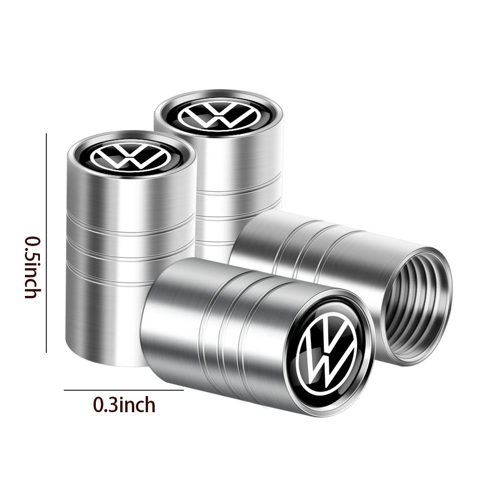 4 шт./комплект Колпачки на ниппель колеса автомобиля для Volkswagen VW GTI S Racing Rline R Emblem TOURAN PASSAT CC GOLF JETTA TOUAREG T-ROC