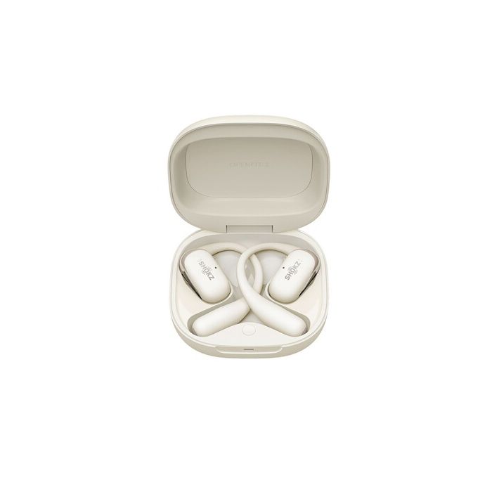 Ecouteurs shokz tws a conduction aerienne openfit 2 beige