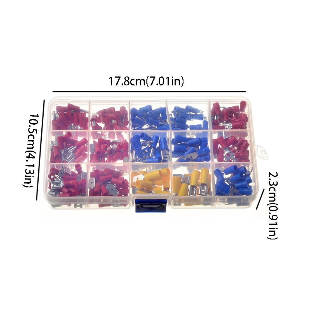 Insulated Insulated Butt Connector Red Blue Yellow Electrical Terminals Wiring Cable