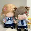 Blue Doll Clothes 20cm Changing Dress Game Miniature School Uniform Playing House Cosplay Shirt Necktie Pants Set