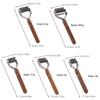 Double-Sided Wooden Handle Pet Detangling Comb - Grooming Tool for Dogs and Cats