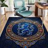 Chelsea Football Club Pattern Rug, Indoor/Outdoor Mat, for Picnic, Gameroom, Bedroom, Office, Living Room, Home Decor Carpet, Birthday Gift