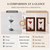 Portable Wooden Hourglass 3/5 Minutes Sandglass Hourglass Sand Clock Timer  Mini Desktop Decoration