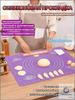 Food-Grade Silicone Baking Mat 0.70 m x 50 cm Non-Stick Reusable Pastry Sheet with Centimeter Grid for Dough Rolling Oven Safe up to 230°C