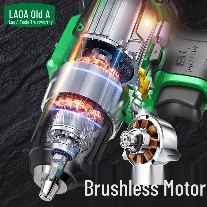 LAOA 21V Brushless Cordless Electric Drill & Tool System CN plug (adapter included)