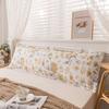 Rectangular Pillow Cover Skin-friendly Long Pillow Case Flower Couple Pillowcase  King Size Bed