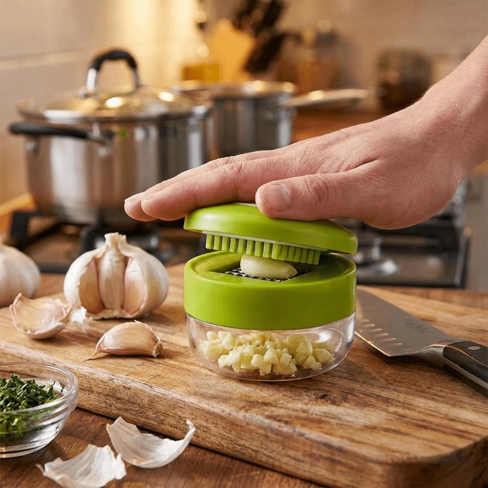 with Storage Case Mini Garlic Press Manual Garlic Chopper Garlic Masher Ginger Masher Home Use