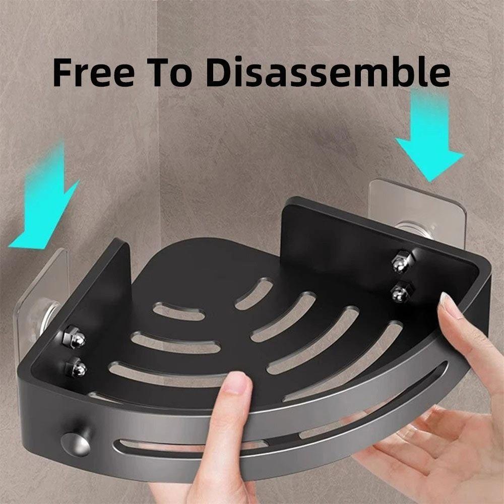 Пластиковая полка для хранения в душе, держатель, настенный, угловой, полка для душа, полки для ванной комнаты, кухня