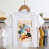 2026 One Piece Anime Mens Cotton Top Boy Summer Short Sleeve Childrens  Luffy One Piece Cartoon Print Tshirt  Kids Clothes