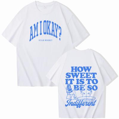 Летняя женская футболка Megan Moroney с 3D-принтом Harajuku с круглым вырезом, повседневная рубашка унисекс, топы, уличная одежда