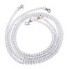 Beads String Decoration 8mm DIY Acrylic Transparent Bright Straight Hole Curtain Wedding