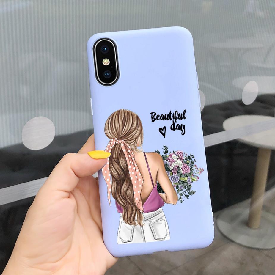 Чехол для iPhone X Чехол для iPhone XR XS Max Силиконовый Мягкий ТПУ Fundas Задняя крышка телефона Чехол Для iPhone X XR XS Max Coque Милый Бампер