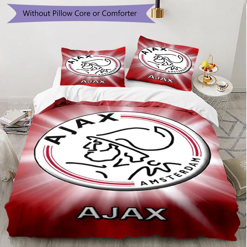 3pcs Duvet Cover Set (1*Duvet Cover + 2*Pillowcase, Without Core), Ajax Print Soft All‑Season Bedding Set, Home Bedroom Decor Gift